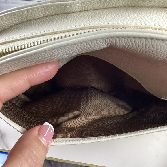 VINTAGE COACH #4405 SHOULDER BAG MADISON REGIS IVORY MADE IN ITALY CROSSBODY - Picture 12 of 16